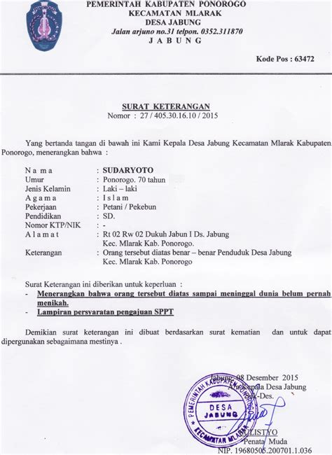 Detail Surat Keterangan Kematian Dari Rt Koleksi Nomer 21