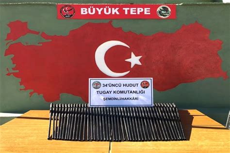 Hudut hatlarında arama tarama faaliyetleri 45 av tüfeği 2 kilogram