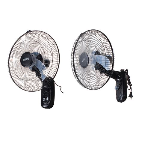 220v 16 Oscillating Wall Mounted Fan Home Cooling Fan Timer 3 Gears