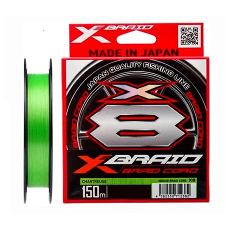 Плетеный шнур YGK X-Braid Braid Cord X8 150m #6.0 - Jerkmania