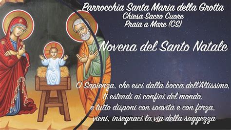 Novena Del Santo Natale Dicembre Youtube