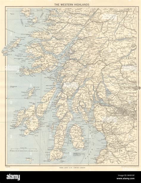 WESTERN HIGHLANDS Scotland Islay Jura Mull Kintyre Arran WARD LOCK