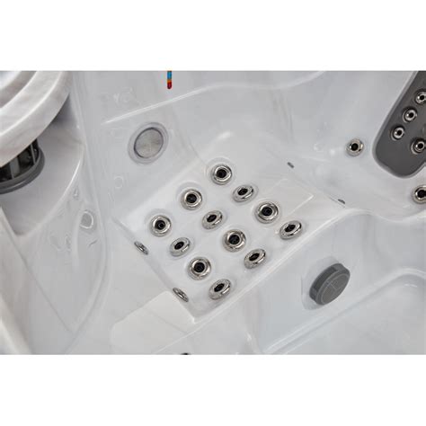 Luxury Spas 240 Volt 77 Jet Acrylic Square Hot Tub With Ozonator In Gray Wayfair