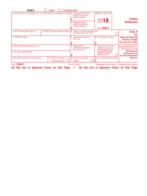 Form 1098 t 2010: Fill out & sign online | DocHub