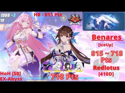 Honkai Impact 3 EX Abyss RL 410 Benares Ice 815 718 Pts