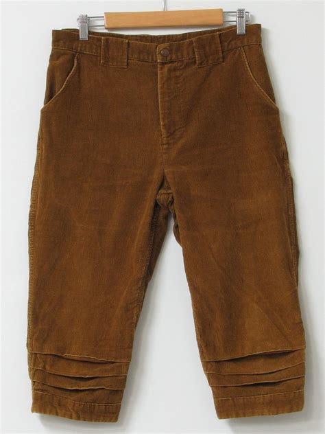 Retro 80s Pants North Star 80s North Star Mens Brown Cotton