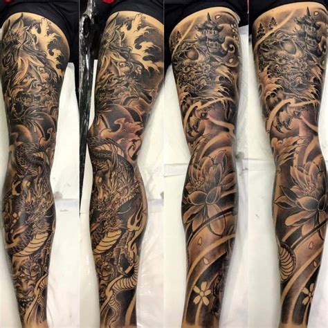 Unleash Your Inner Samurai With A Japanese Themed Leg Sleeve Discover