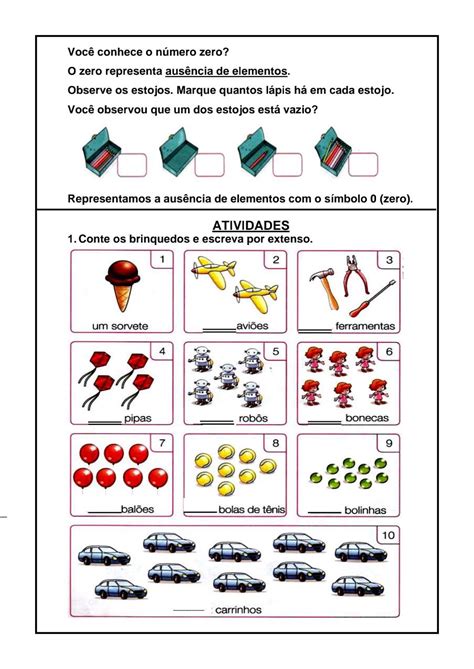 Atividades De Matemática Com Números Naturais