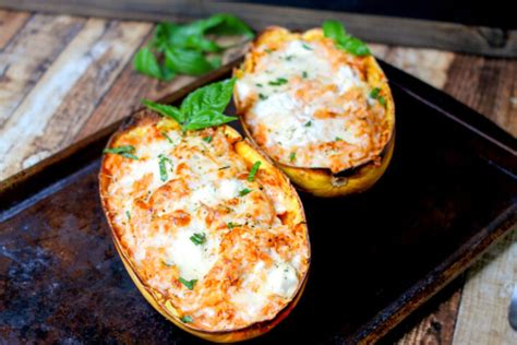 Lasagna Stuffed Spaghetti Squash Domestic Superhero