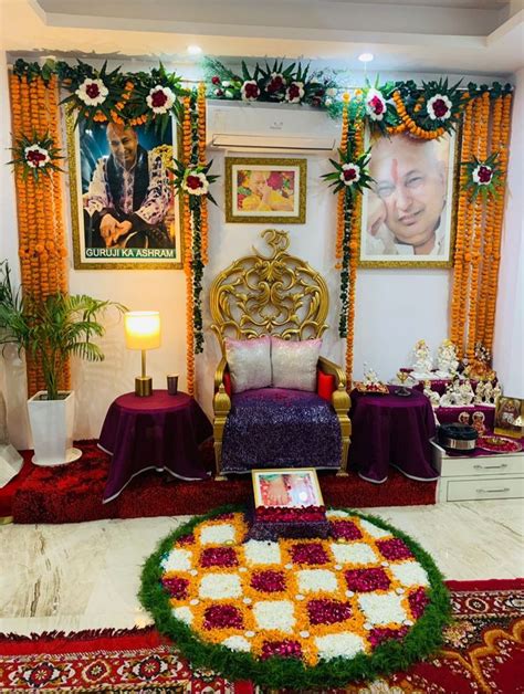 Guru Ji Ganesh Chaturthi Darbar | Decor, Home decor, Blanket