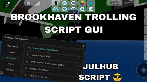 New BrookHaven Script Hack JulHub Script Gui Fluxus Hydrogen Delta