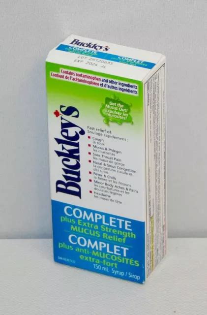 Buckley S Complete Extra Strength Mucus Relief Ml Contre La Toux