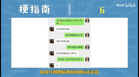 6是什么梗【梗指南】 哔哩哔哩