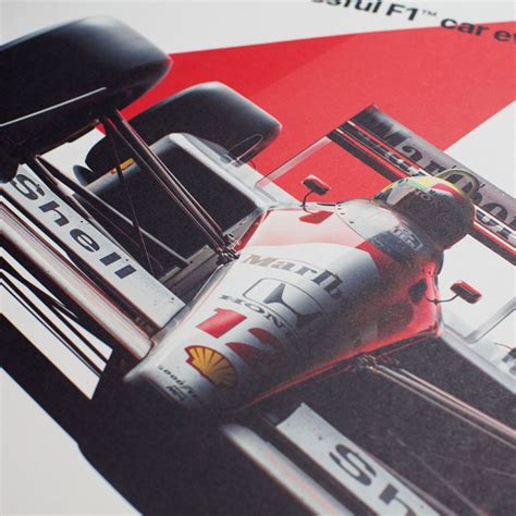 Mclaren Mp44 Ayrton Senna Gp San Marino 1988 Poster Elfershop