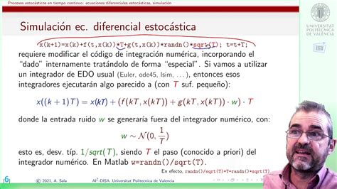 Procesos Estoc Sticos En Tiempo Continuo Representaci N Como