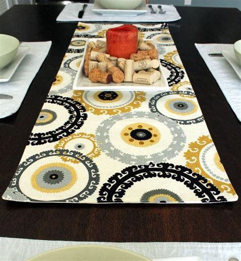 Modern Fabric Table Runner Dresser Runner - Add Style to Your Home