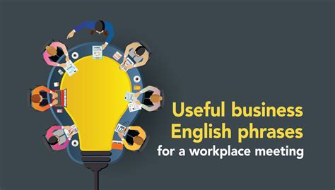 Useful Business English Phrases For A Workplace Meeting Wall Street