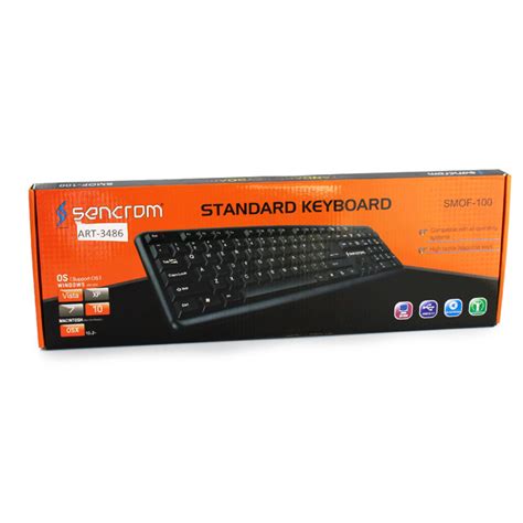 Дротова класична безшумна чорна клавіатура KEYBOARD (TC-01) / X1 / K107 ...