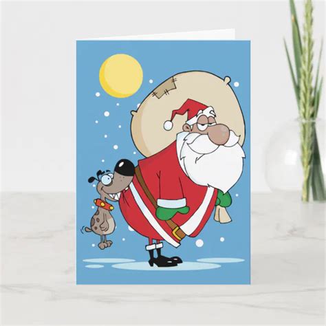 Funny Santa Christmas Cards Zazzle