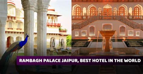 Top Best Hotels In The World Jaipur S Rambagh Palace Ranked World S