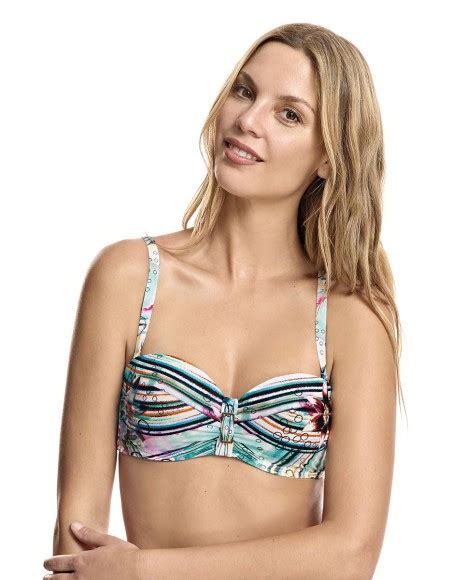 Top Bikini Corte Strapler Con Copa Y Aro Sirena Bikini Bikini