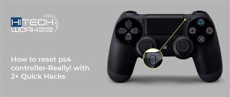 How To Reset PS4 Controller Really With 2 Quick Hacks