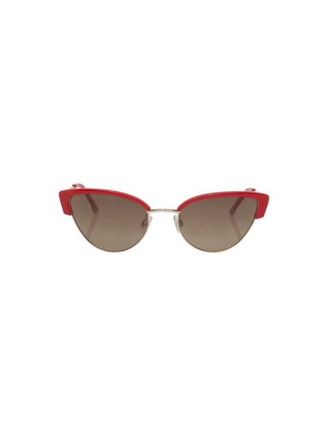 TOM TAILOR Sonnenbrille Cat-Eye Sonnenbrille mit farbigem Rahmen