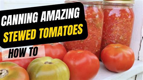 Canning Recipes How To Can Stewed Tomatoes Pressure Canning Youtube