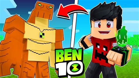 Minecraft TESTANDO O OMNITRIX RECALIBRADO BEN 10 ADDON Ep 10