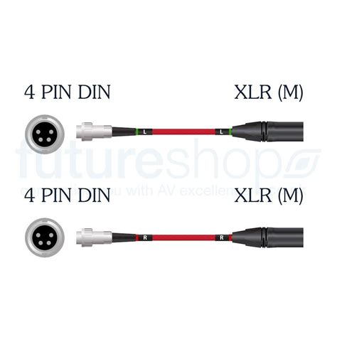 Nordost Leif Series Red Dawn Speciality 4 Pin Din To XLR M Cable Set