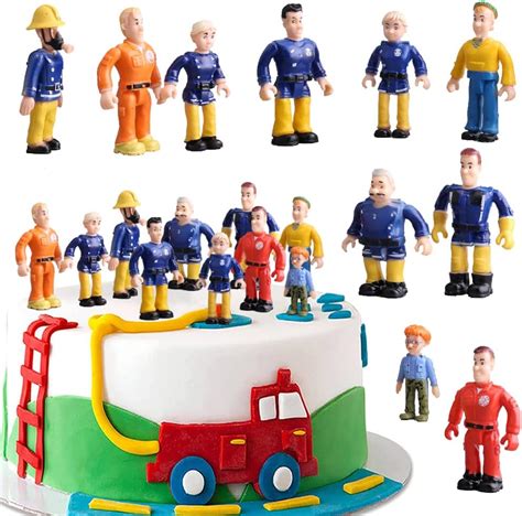 Mezhen Feuerwehrmann Tortendeko Firemen Figuren Geburtstag Kuchen Deko