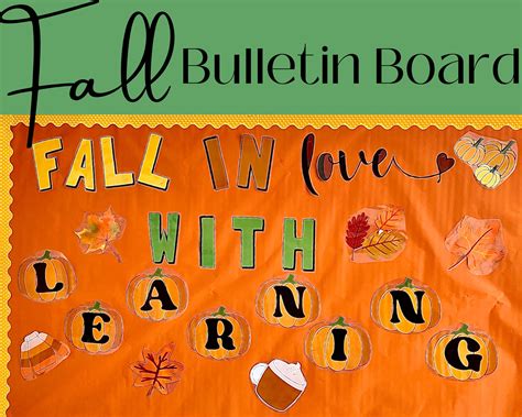 Fall Bulletin Board - Etsy