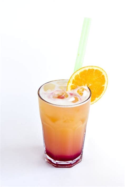Sex On The Beach Coktail Stock Photo Image Of Straw