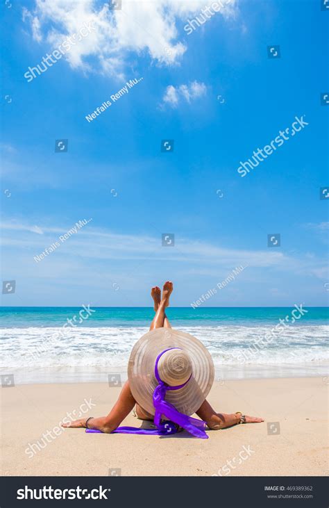 Woman Bikini Tropical Beach Stock Photo 469389362 Shutterstock