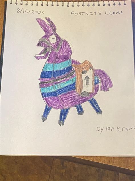 Fortnite Llama sketch by hypno1fan on DeviantArt