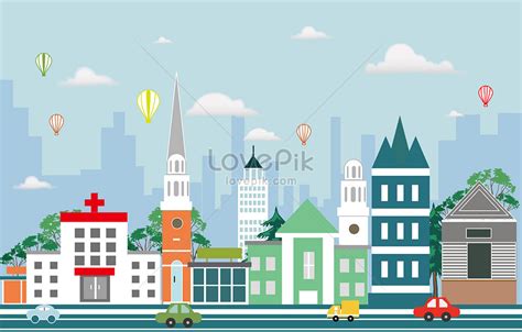 Urban architecture illustration image_picture free download 400110073 ... 