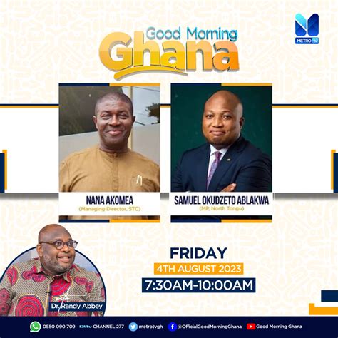 Watch Live Good Morning Ghana August 4 2023