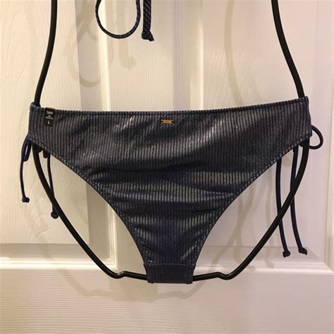 Pink Victoria S Secret Swim Pc Set Victorias Secret Pink Bikini Metallic Poshmark