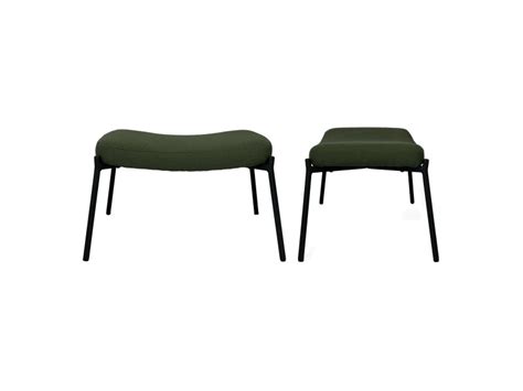 Fauteuil En Tissu Boucle Vert Kaki Avec Repose Pieds Eira Conforama