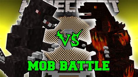 Godzilla Vs Burning Godzilla Minecraft Mob Battles Mods Godzilla