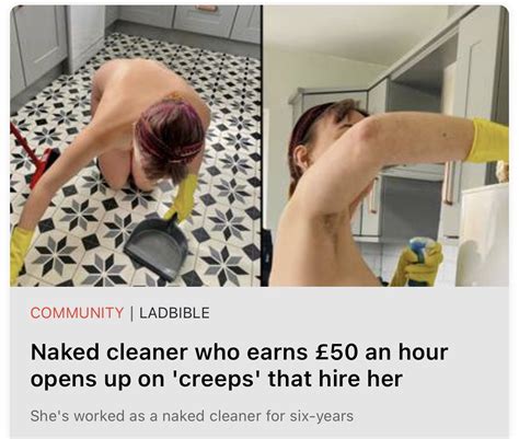 Carl Vernon On Twitter Creeps That Hire Her She Cleans Naked FFS