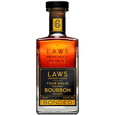 Laws Whiskey House Four Grain Straight Bourbon Whiskey 750ml