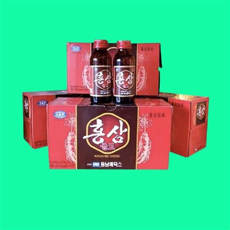 Korean Red Ginseng Drink Years Old Korean Red Ginseng Box Of Ml X