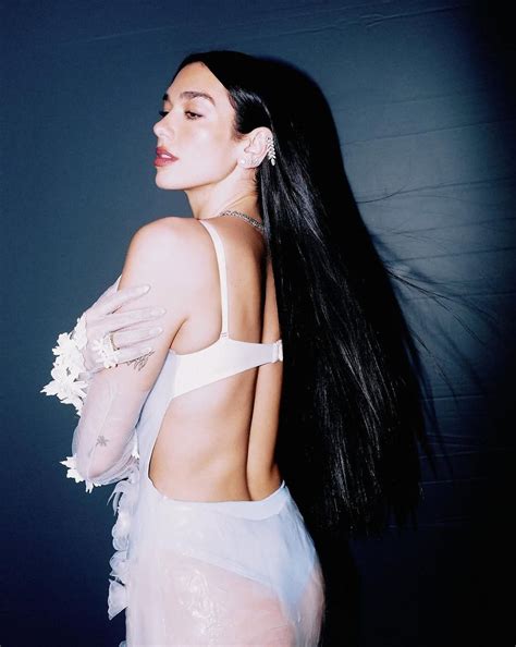 Dua Lipa S Sad Girl Naked Dress Pairs Latex Layers With Floral Opera