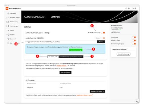 c) Manually Set Plugin Folder Location