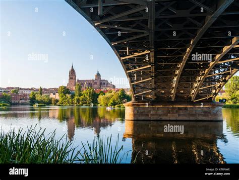 Puente Nuevo O Puente De Enrique Estevan Y Catedral De Salamanca