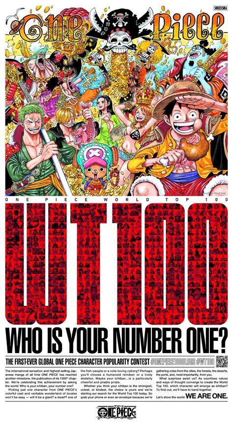 One Piece Celebrates 1000 Chapters With Fan Poll for Most Popular Character