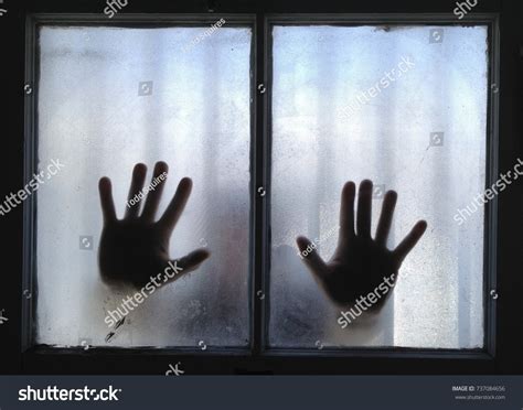 Scary Hands On Window Stock Photo 737084656 | Shutterstock