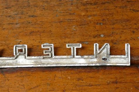 Vintage 1953 1954 1955 International Harvester Truck Emblem Script Oem