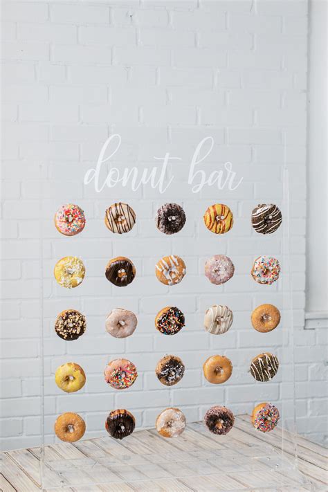 Donut Wall Custom Acrylic Donut Wall Donut Bar Wedding Etsy